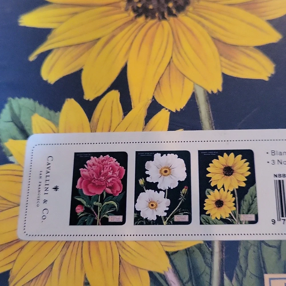 - Three mini  duo notebooks wrapped floral motif free pen fits any bag etc…